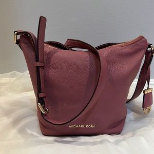 Medium sized Michael Kors leather crossbody purse